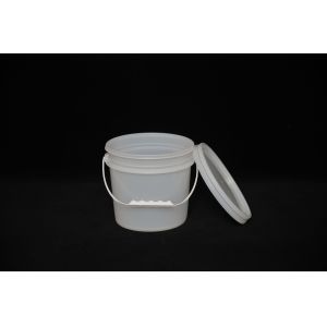 Cheap Customized Transparent Plastic Bucket With Snap On Lid For Indoor And Outdoor Use for sale