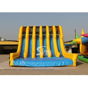 15x6m 6 Lane Vertical Rush Slide Adults Inflatable Obstacle Course For Outoor
