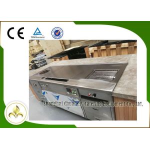 Cheap Multi Function Teppanyaki Grill Table Stainless Steel Electromagneitc Soup Stove Barbecue for sale