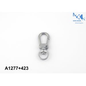 Zinc Alloy Small Bag Snap Hook Fashion Style With Engraved Logo