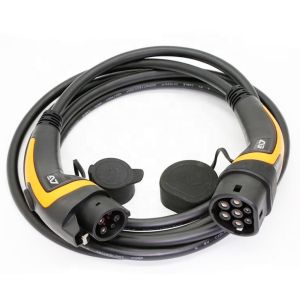 Type 1 To Type 2 5m Electric Vehicle Charging Cord With IEC 62196 Type 2