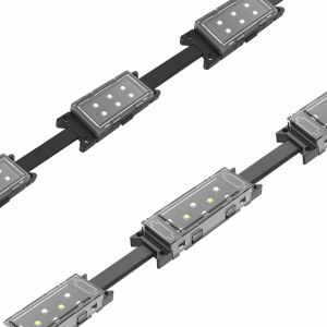 DMX512 Control Method LED Linear Point Light for Exterior Wall Street Building