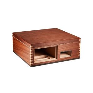 Large Capacity Custom Wooden Cigar Box High Gloss Cigar Humidor With Humidifier