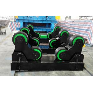 Self Aligned Welding Turning Rolls PU Roller For 60t Weldment