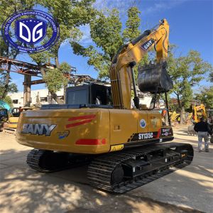 Sy135 13.5 Ton Used SANY Excavator With Enhanced Cooling Capacity