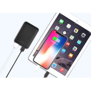 Portable Charger, Smart and Light 10000mAh Power Bank for Iphone, Samsung,