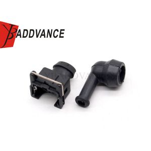Female Waterproof 2 Way EV1 Fuel Injector Connector Housing With 90 Degree