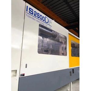 Cheap Toshiba IS2500DF Used Plastic Injection Moulding Machine Parallel Bars Shooting for sale
