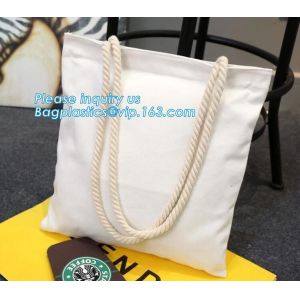 Custom beach tote bag women rope handle print canvas tote bag wholesale,cheap