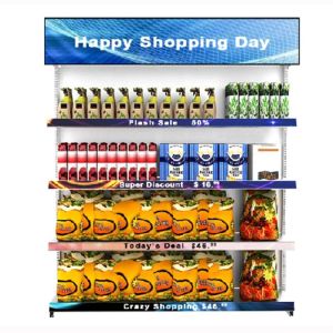 Supermarket Shelf GOB LED Display P1.5625 900X60mm 10W / 36W 800nits lightweight