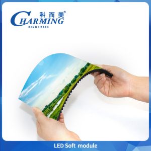 P1.86-P4 Low Power And Low Heat 7680Hz Indoor Soft Module Can Support Cylindrica