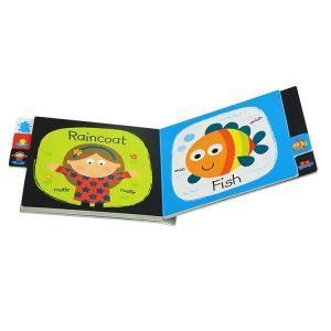 12P Photo Board Book Printing , Die Cut Book Printing with tab