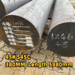 Hot Rolled With Heat Treatment Carbon Steel Round Bar C45 SAE1045 Forged Shaft