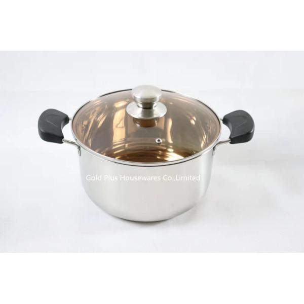 Quality 20cm 22cm 24cm Noodles Cooking Pot Double Handle For Promotion Project wholesale