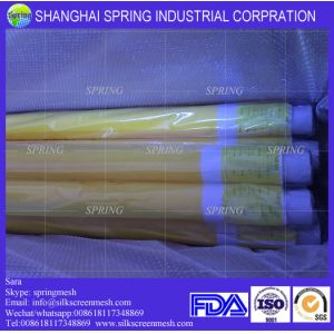 110T-40um(280mesh)Yellow polyester stretch mesh /Polyester Screen Printing Mesh