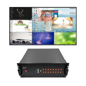 Cheap 8X1 HDMI Quad Multiviewer 1080P Multiple Signal VGA CVBS Input Auto Identify Signal for sale