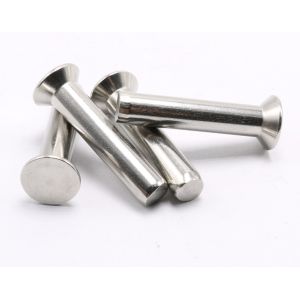 18-8 Flat Head Stainless Steel Solid Rivets , Countersunk Head Solid Rivet