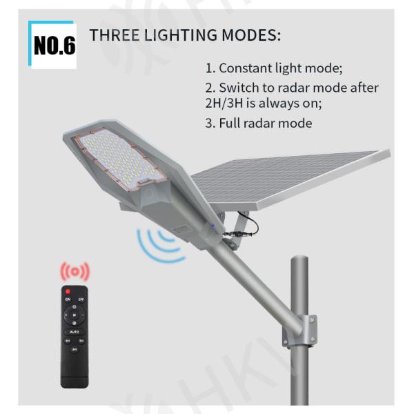 Aluminum Split Solar Powered LED Street Lights With Light Pole