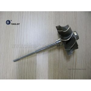 China TBP4 58.3mmX74mm Turbocharger Turbine Wheel  and Shaft Turbine shaft rotor Inconel713C Material on sale