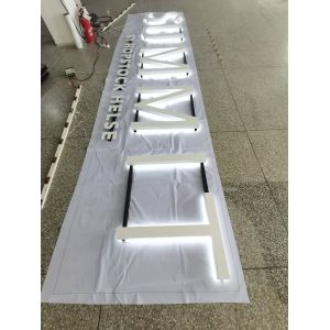 China Illuminated Acrylic 3D LED Letter Signs White Wall Mounted / hanging on sale