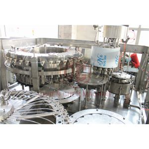 Gravity Carbonated Drink Filling Machine For Plastic Bottle Pet Bottle