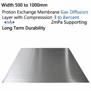 Width 500 to 1000mm Proton Exchange Membrane Gas Diffusion Layer with Compressio