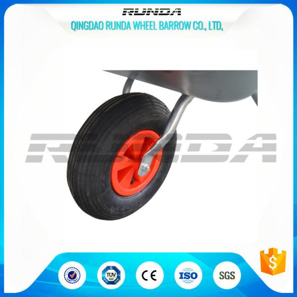 Light Duty Small Size Pneumatic Swivel Wheels 25% Rubber Contain For Wheelbarrow
