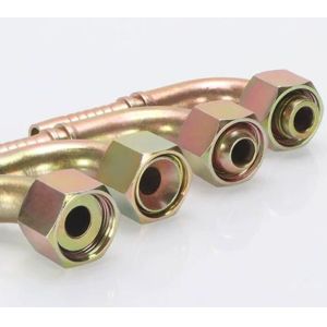 China Metric Female 24 Degree Cone O-Ring L.T. Stainless Steel Hydraulic Hose Fittings on sale