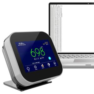 Office Classroom Indoor CO2 Meter Monitor NDIR Sensor Adjustable Customized