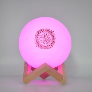 Touch rechargeable light moon lamp quran speaker