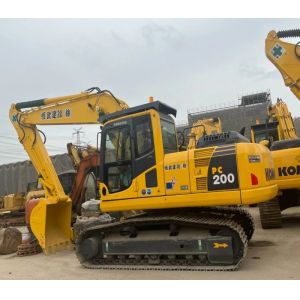 China 20700 KG Second-hand Hot sell Komatsu Excavator Pc200LC with Komatsu SAA6D107E-1 Engine model on sale