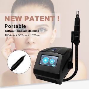 Carbon Peeling Skin Whitening Q Switched Nd Yag Laser Machine Eyebrow Tattoo