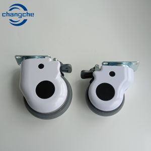 China 3 Inch Medical Bed Wheels Castors Moving Casters With Brake on sale