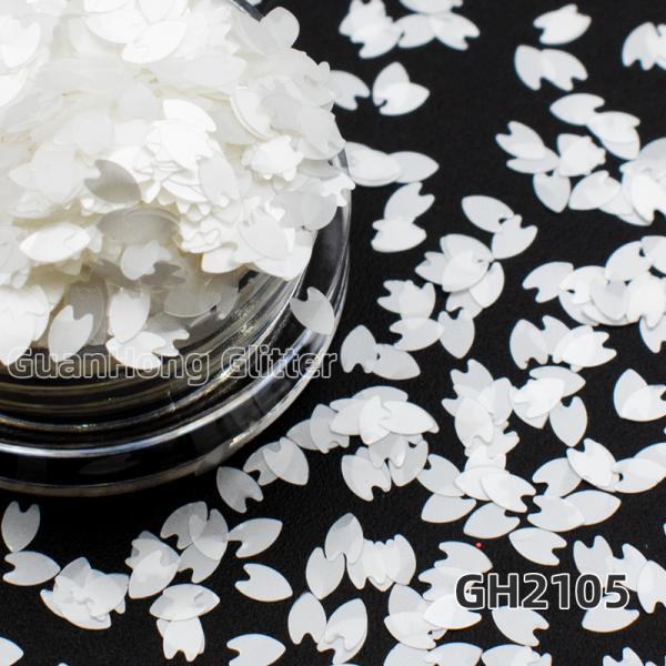 Loose Oil Based Solvent Resistance Glitter Matte Petal Shaped For For Nails Oem