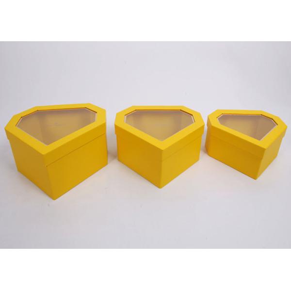 Quality Nested Diamond Shaped Box / Printing Custom Luxury Boxes With Hot - Stamped Foil wholesale