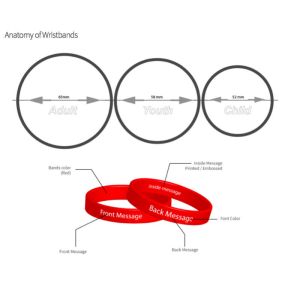 Newest Rubber cool wristbands | Goog quality Personalized cool wristbands |