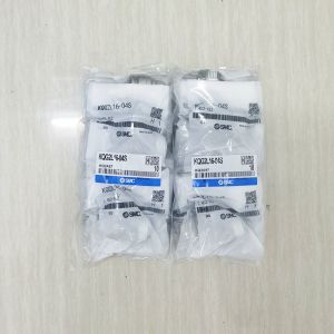 SMC L-Shaped Threaded Gas Pipe Joint KQG2L16-04S SS316 3 Mpa