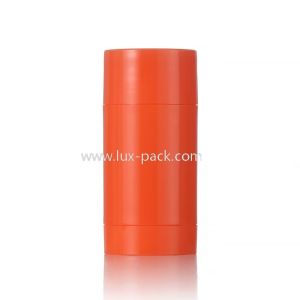 China Deodorant Stick Blush Stick Bottle Lip Balm Bottle Bottom Filling Cosmetic Plastic Packaging Container Reusable on sale