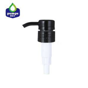 4CC 1 Gallon Shampoo Pump 0.14ml/T Black Screw Lock Plastic Soap Dispenser Pump