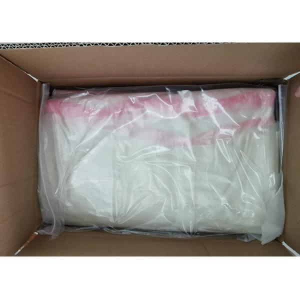 Polyvinyl Alcohol Hospital Water Soluble Laundry Bags With Red Strip Custom Size Acceptable