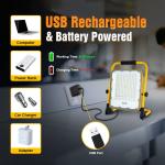 Multi Function 20 W 40 W 12v Portable LED Work Light Replaceable Color Match