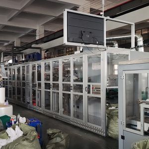 Disposable Baby Diaper Making Machine 600pcs Per Minute with Packaing System