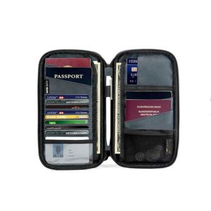 China Passport holder ticket large capacity card collection protective cover wallet anti-theft brush identification bags on sale