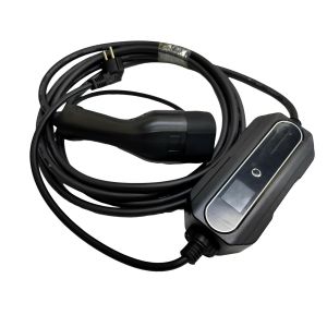 Silver Plating EV Portable Charger 1 Phase AC 16A Adjustable With Schuko