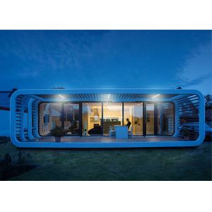 Wood Assembled Houses Portable Cabins Modular Cottages With Light Steel Frame