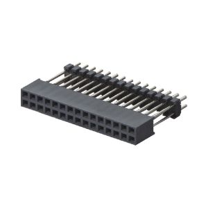 Single Row 180 Degree 40P Female Header Connector 2.54mm Pitch 8.5mm Height
