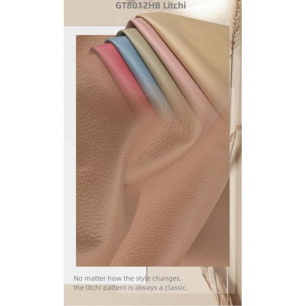 Litchi Leathaire Leather Fabric For Sofa Waterproof Anti Fouling