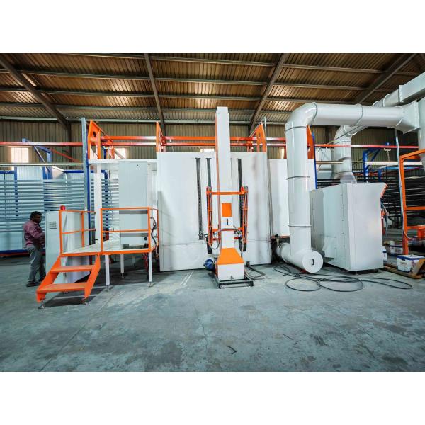 Quality ABD Full-automatic or Manual Adjustable Conveyor Speed Horizontal Powder Coating Line With Standard Surface Area 400m2/T wholesale