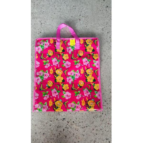 Quality Reusable Foldable Non Woven Bag with Zipper Closure Durable and Eco-Friendly wholesale