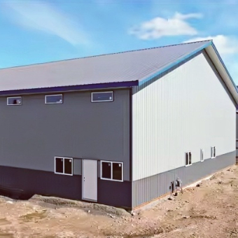 Quality Custom Q235B Galvanized Steel Structure Construction Shed For Warehouse Workshop Hall wholesale